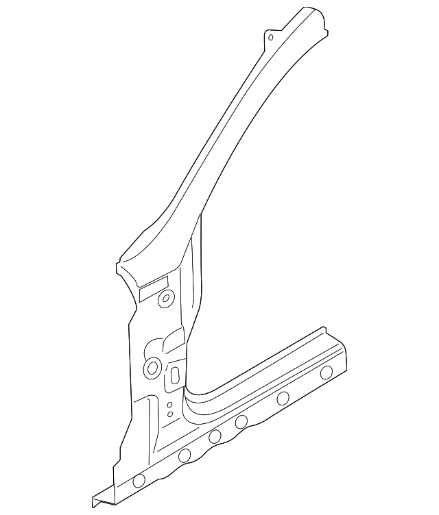 Panel-A-Post (Jaguar OEM) C2D9293OEM