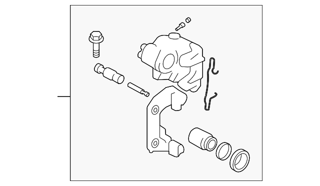 Caliper-Brake (Jaguar OEM) C2N3250OEM