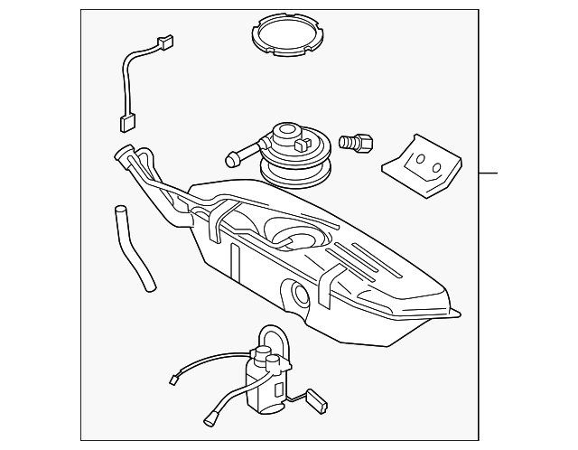 Tank-Fuel (Jaguar OEM) C2N3850OEM