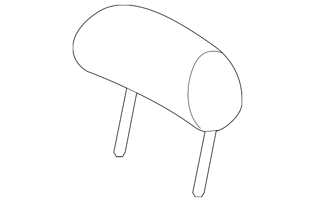 Headrest (Jaguar OEM) C2P10327RGVOEM