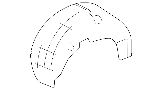 Liner-Wheelarch C2P12153OEM