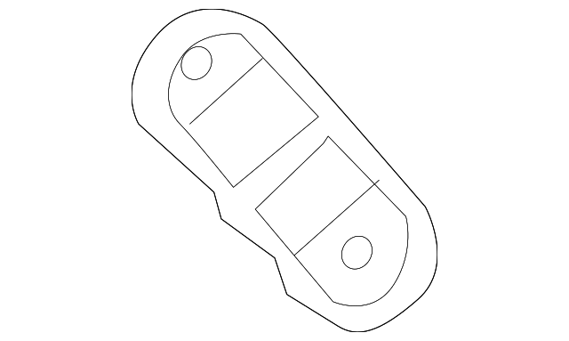 Bracket-Hose, Discontinued (Limited Supply) (Jaguar OEM) C2P14351OEM