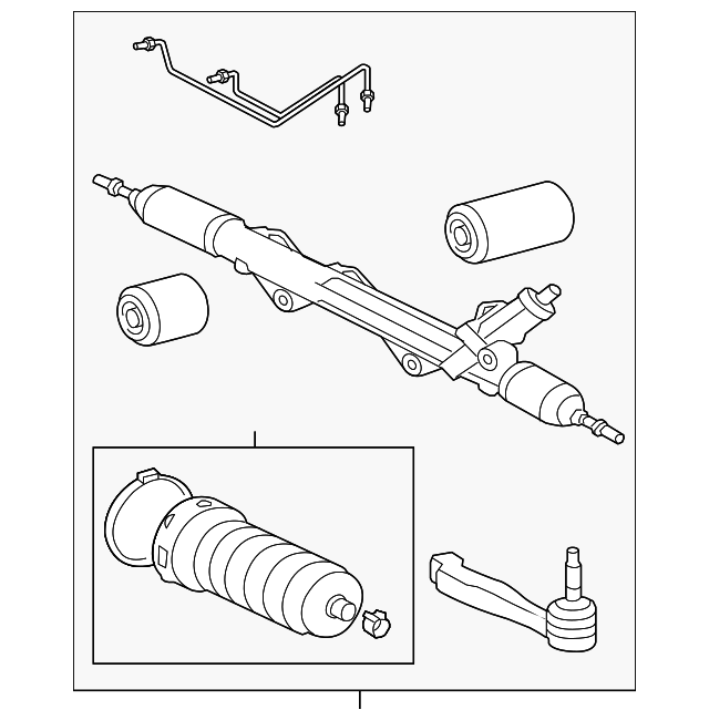 Rack&Pinion-Stee (Jaguar OEM) C2P14559OEM