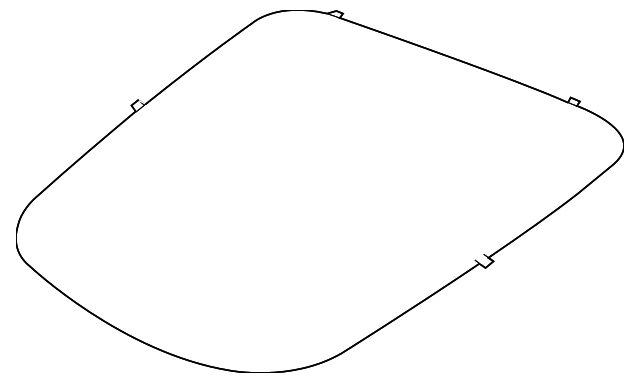 Glass-Backlight (Jaguar OEM) C2P16012OEM