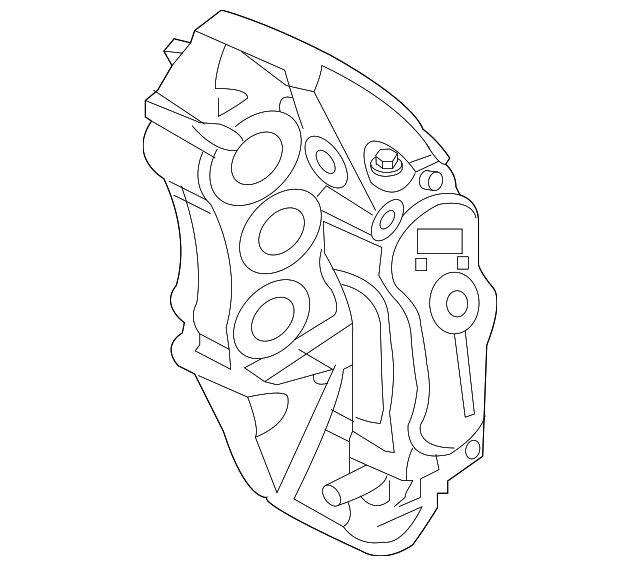Caliper-Brake (Jaguar OEM) C2P16231OEM