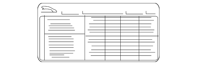 Label-Emission (Jaguar OEM) C2P16635OEM