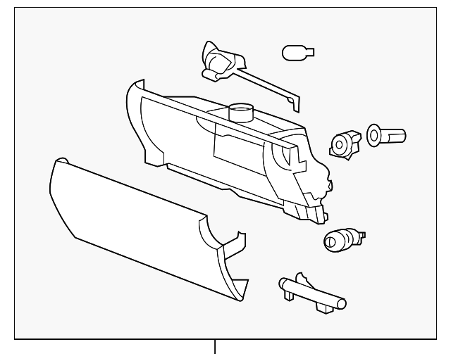Bin-Glovebox Doo (Jaguar OEM) C2P16745AMSOEM