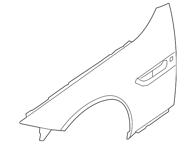Panel-Fender (Jaguar OEM) C2P21671OEM