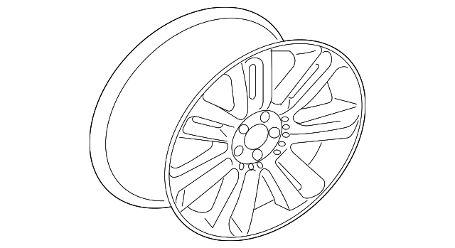 Wheel-Road-Alloy (Jaguar OEM) C2P21744OEM