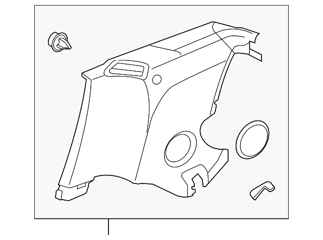 Casing-Quarter (Jaguar OEM) C2P22243YTKOEM