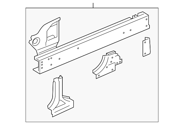 Panel-Sill (Jaguar OEM) C2P23083OEM