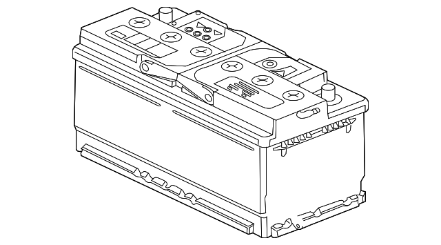 Battery-Wet (Jaguar OEM) C2P24168OEM