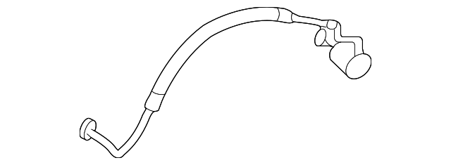 Hose-Air Con (Jaguar OEM) C2P24738OEM