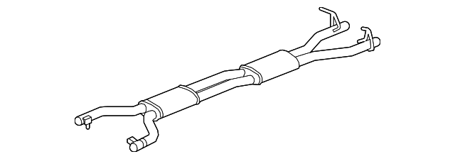 Pipe-Exhaust Int (Jaguar OEM) C2P24864OEM