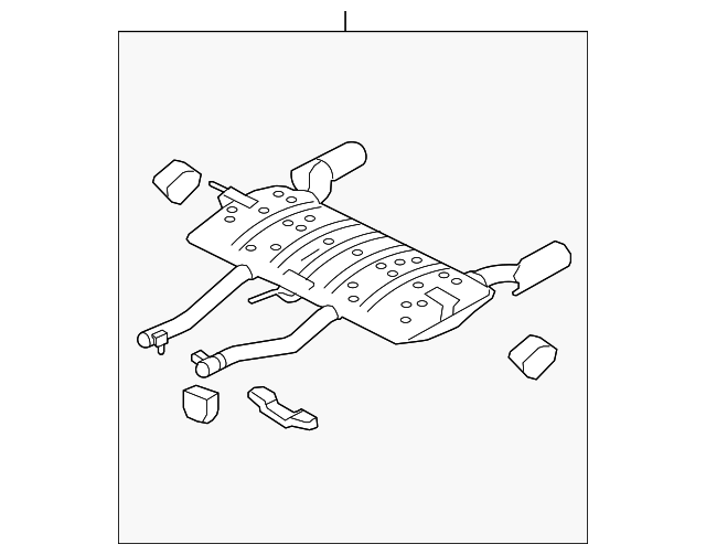 Silencer-Exhaust (Jaguar OEM) C2P24866OEM