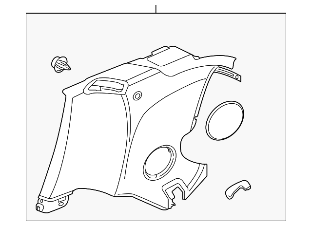 Casing-Quarter (Jaguar OEM) C2P24938YTMOEM