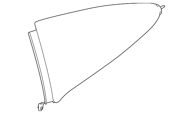 Glass-Quarter (Jaguar OEM) C2P25330OEM
