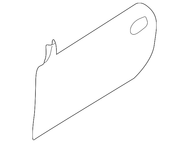 Panel-Door Skin (Jaguar OEM) FJA3033AAOEM