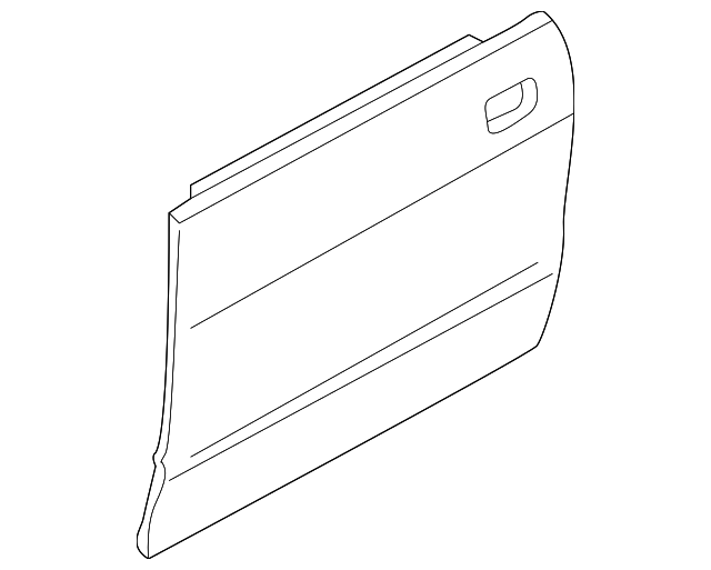Panel-Door Skin (Jaguar OEM) FXF1053AFOEM
