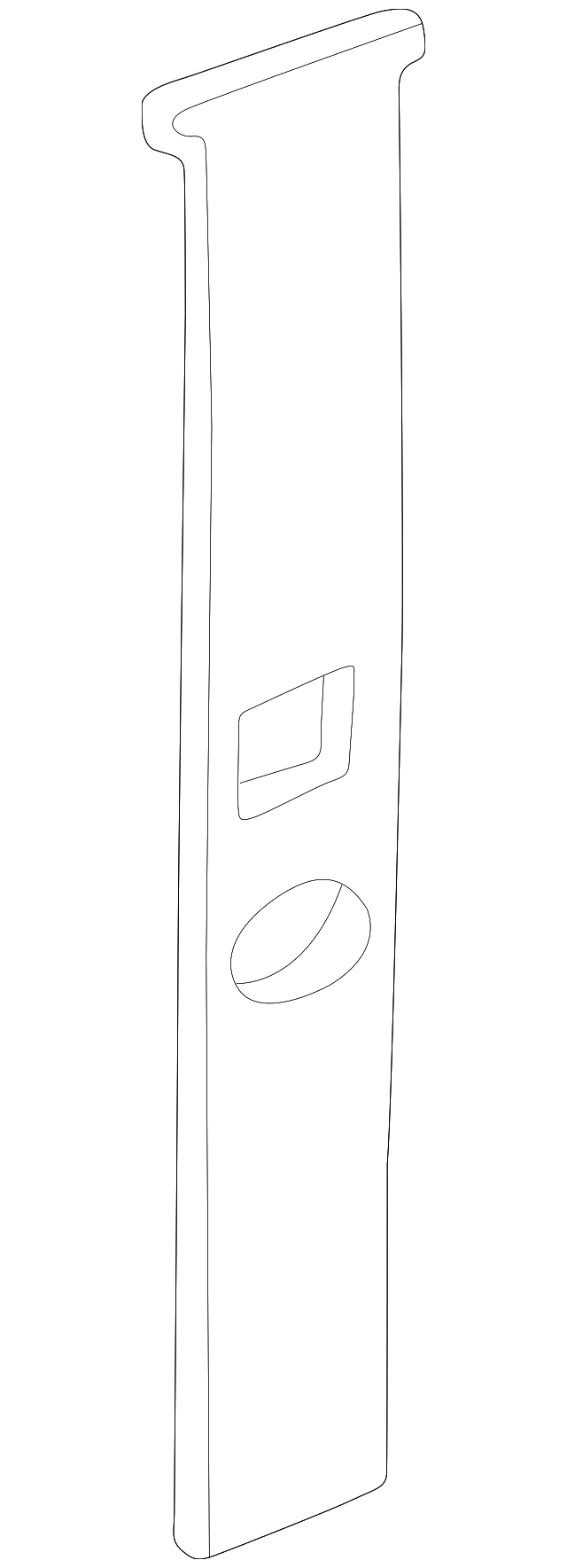 Shield-Seatbelt - Discontinued (Jaguar OEM) GJA2488ACHDXOEM