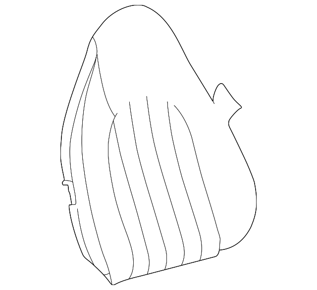 Backcover-Squab - Discontinued (Jaguar OEM) GJB4601AALEGOEM