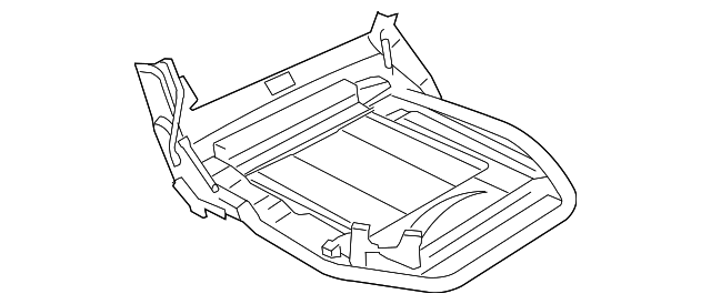 Frame-Cushion (Jaguar OEM) GJE4220BAOEM
