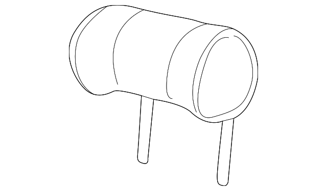 Headrest - Discontinued (Jaguar OEM) GNA5150GASDZOEM