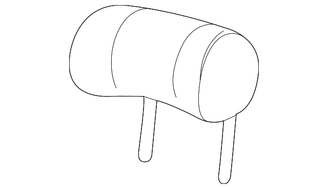 Headrest - Discontinued (Jaguar OEM) GNA5150HASDZOEM