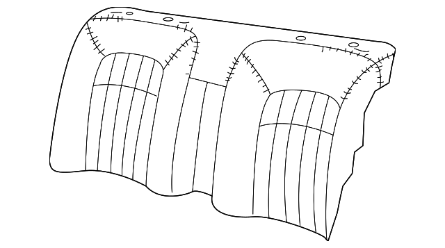 Cover-Squab - Discontinued (Jaguar OEM) GNC5581BBSDZOEM