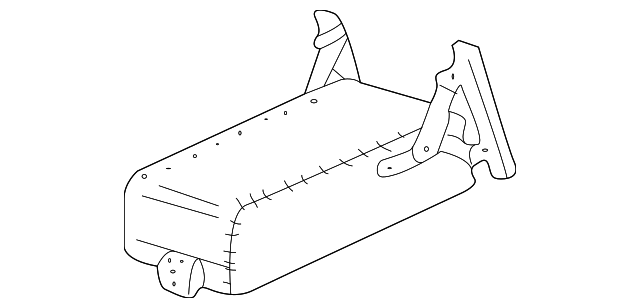 Armrest-Squab - Discontinued (Jaguar OEM) GNC5714BCSDZOEM