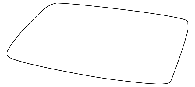 Glass-Backlight - Discontinued (Jaguar OEM) GNC9021ADOEM