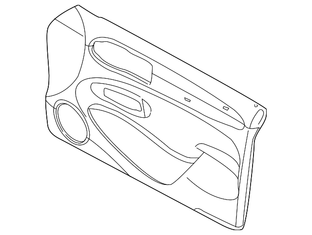 Casing-Door - Discontinued (Jaguar OEM) GXF2875AHAESOEM