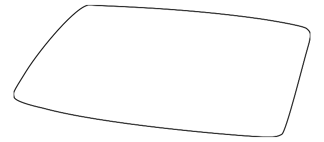 Glass-Backlight (Jaguar OEM) GXF9021BLOEM