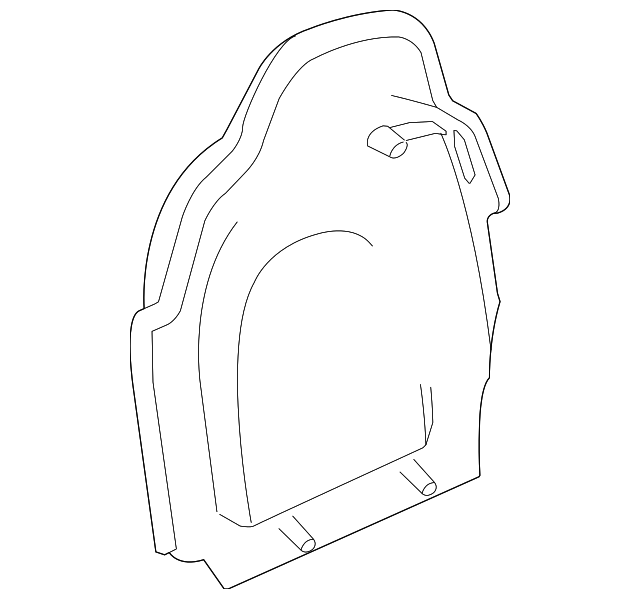 Backcover-Squab - Discontinued (Jaguar OEM) GXG4600AANEDOEM