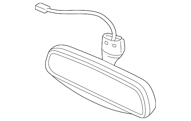 Mirror-Interior (Jaguar OEM) HJA3120AAOEM
