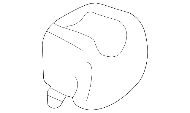 Knob-Seatbelt Ad (Jaguar OEM) HJA7140AAAEKOEM