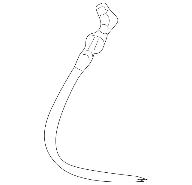 Hose (Jaguar OEM) HJA8252ABOEM
