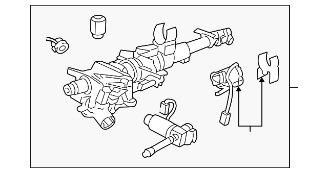 Column-Steering - Discontinued (Jaguar OEM) HJA9261BBOEM