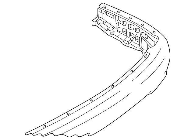 Cover-Bumper (Jaguar OEM) HJE6586ACXXXOEM