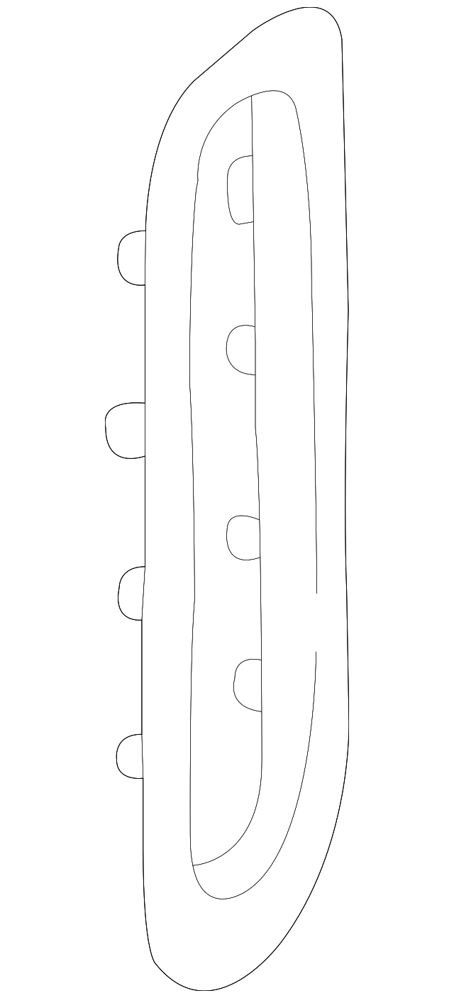 Bezel-Seatbelt S (Jaguar OEM) HNC1454AAAGDOEM