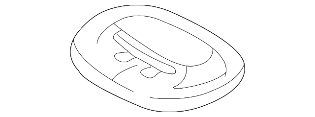 Escutcheon-Seatb, Discontinued (Limited Supply) (Jaguar OEM) HNC7108ADNEDOEM