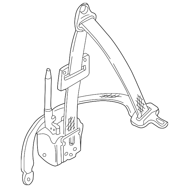 Seatbelt HNF7010AAAGDOEM
