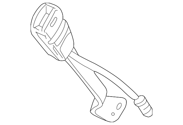 Buckle-Seatbelt (Jaguar OEM) HNF7012BAAEKOEM