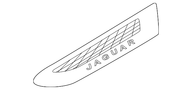 Finisher-Vent (Jaguar OEM) J9C3051OEM