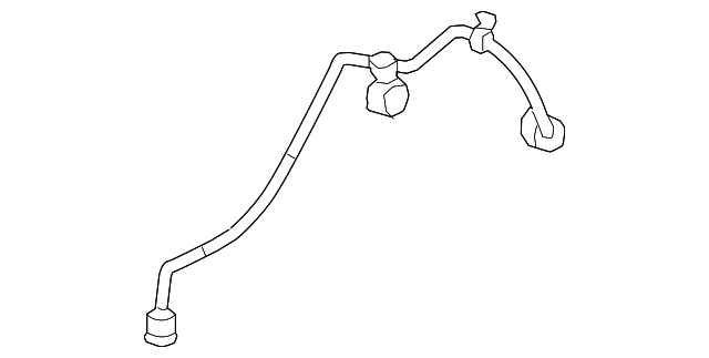 Hose-Heater (Jaguar OEM) J9C4898OEM