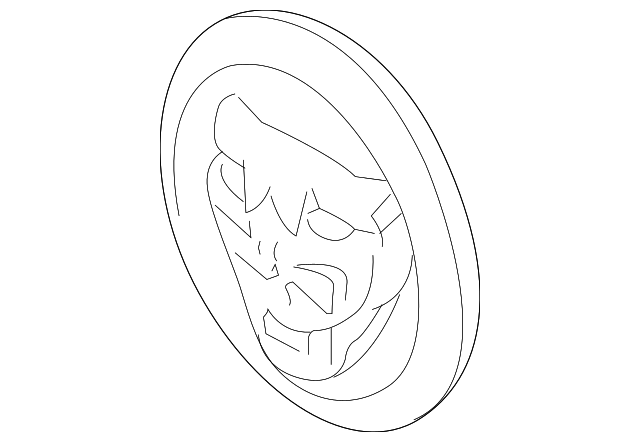 Badge-Rad Grille (Jaguar OEM) J9C5144OEM