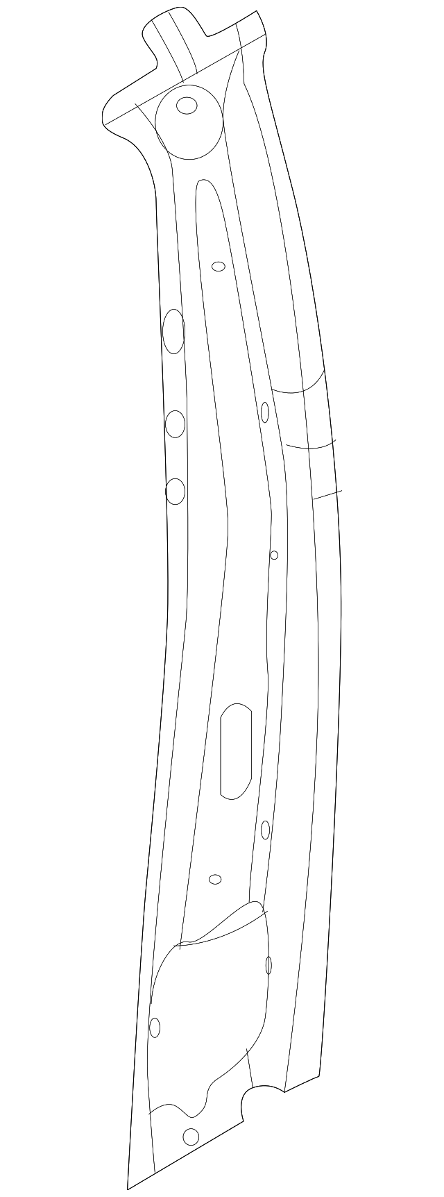 Panel-B-Post (Jaguar OEM) J9C6010OEM