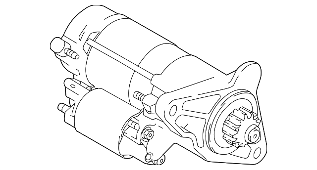 Motor-Starter (Jaguar OEM) J9C6213OEM