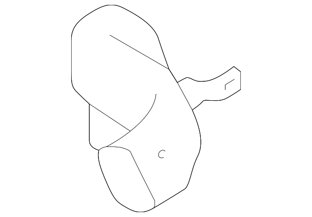 Duct-Air (Jaguar OEM) J9C6719OEM