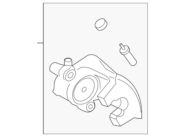 Housing-Caliper (Jaguar OEM) J9C8032OEM